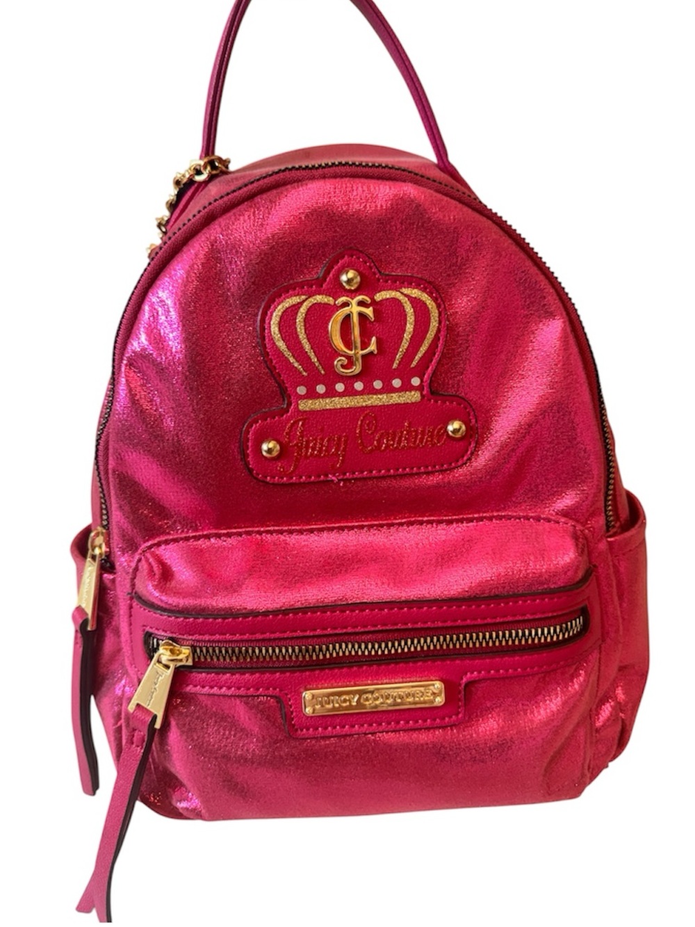 Juicy Couture Royal Crystal Backpack Hot Pink NWT